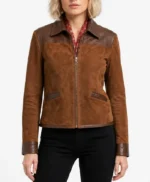 Womens-The-Invite-2026-Penelope-Cruz-Brown-Jacket