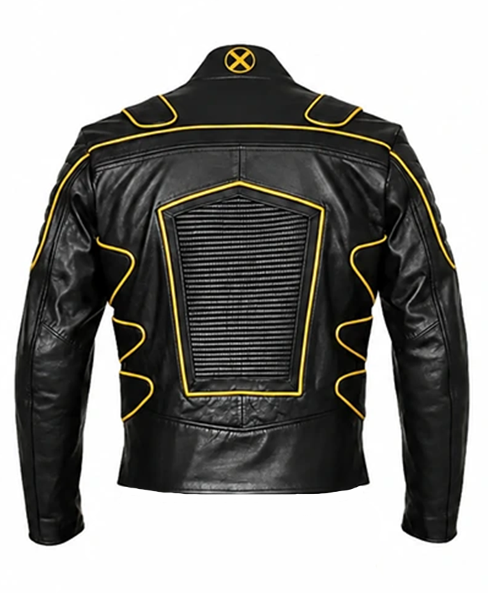 X-Men-Wolverine-Black-Leather-Jacket-Back
