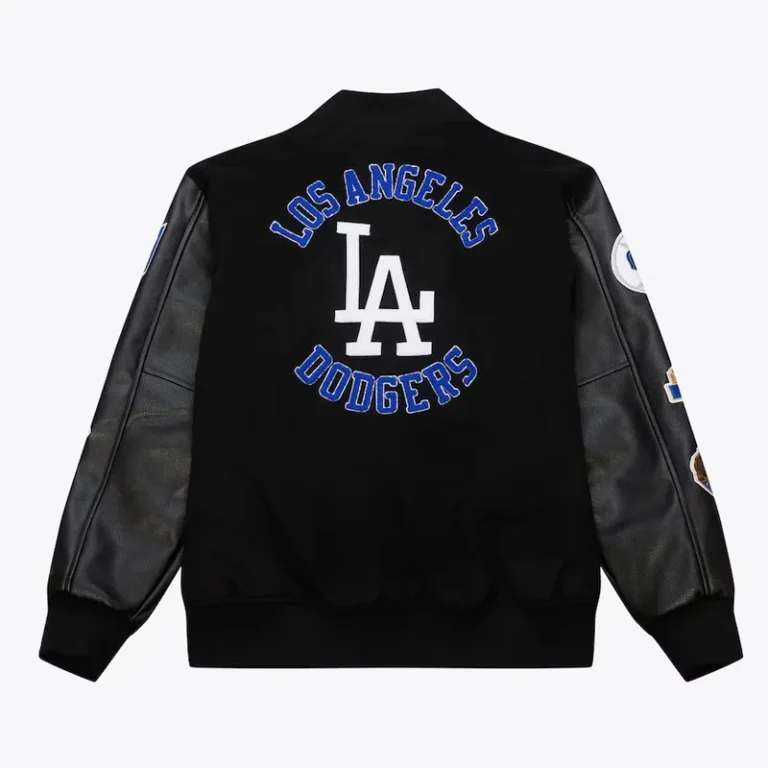 la-dodgers-black-out-vintage-logo-varsity-jacket