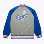 la-dodgers-vintage-logo-double-clutch-lightweight-gray-satin-jacket