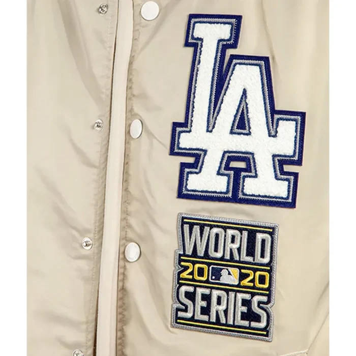 LA Dodgers World Series 2020 Varsity Jacket - Image 3