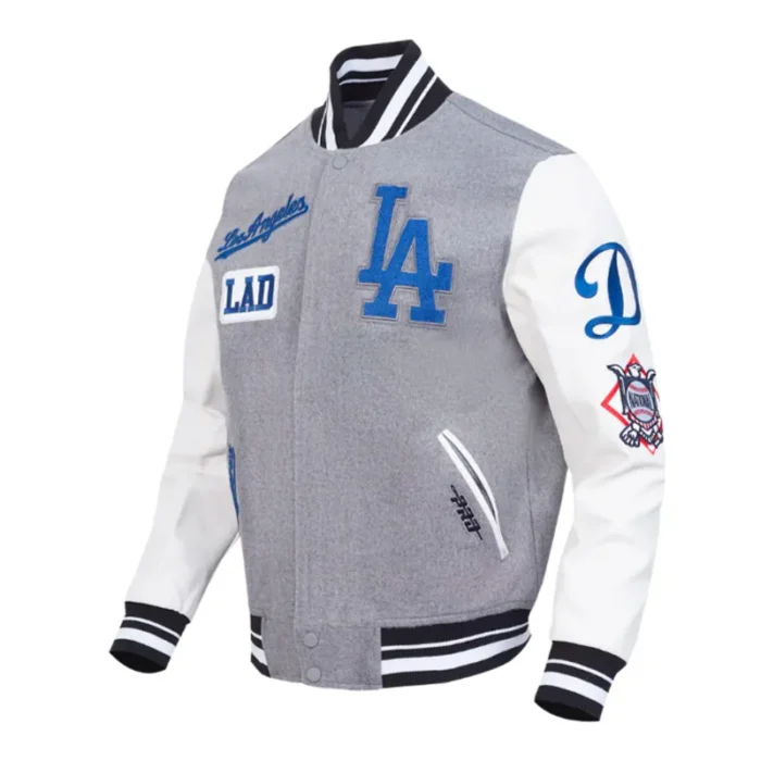 los-angeles-dodgers-area-code-grey-and-white-letterman-jacket