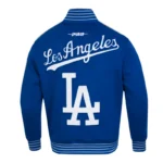 los-angeles-dodgers-current-logo-game-day-double-knit-blue-full-snap-jacket