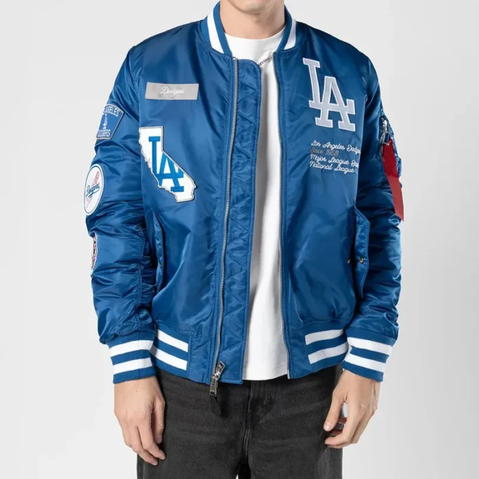 los-angeles-dodgers-maude-apatow-blue-satin-jacket