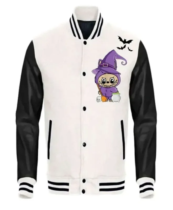 Halloween-Labubu-Trick-or-Treat-Varsity-Jacket-For-Sale