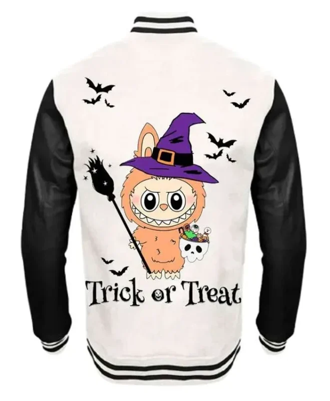 Halloween-Labubu-Trick-or-Treat-Varsity-Jacket