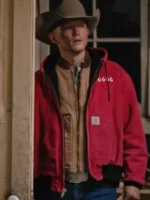 Jefferson-White-Yellowstone-Season-4-Jimmy-Red-Hooded-Jacket