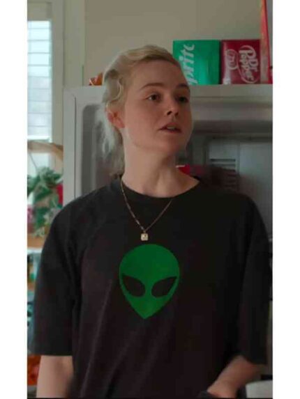 Margos-Got-Money-Troubles-Elle-Fanning-Alien-T-Shirt