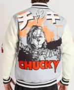 Shop-Chucky-Good-Guys-Wanna-Play-Grey-and-White-Varsity-Jacket
