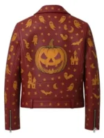 Spooky-Halloween-Burgundy-Leather-Jacket