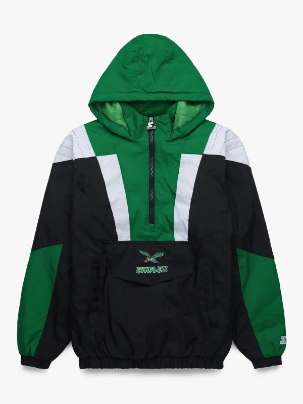 Starter-Eagles-Pullover-Jacket Starter-Eagles-Pullover-Jacket