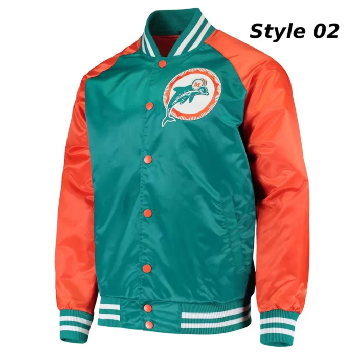 80s-Miami-Dolphin-Starter-Satin-Style-2-Jacket-scaled