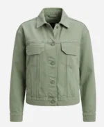 Chris-Hargensen-Tv-Series-Carrie-S01-Alison-Thornton-Green-Cotton-Jacket