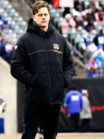 Joe-Burrow-Cincinnati-Bengals-Black-Puffer-Jacket
