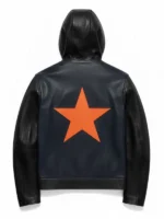 Marty-Supreme-Navy-Hooded-Leather-Jacket-Back