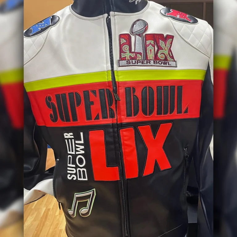 MasterPGamedaySuperBowlLIXLeatherJacket