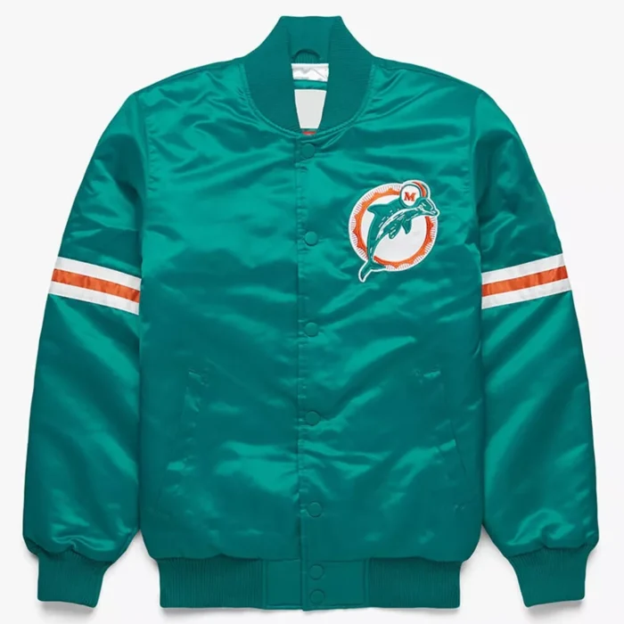 Miami-Dolphin-Starter-Satin-Jacket