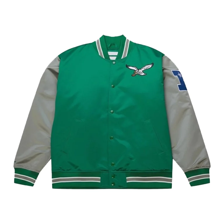 PhiladelphiaEaglesPrimetimeHeavyweightSatinJacket