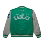 PhiladelphiaEaglesPrimetimeHeavyweightSatinVarsityJacket